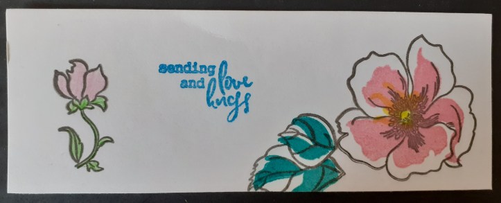 modern anemones stamp set